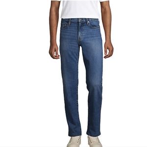 Lands' End Comfort Waist Traditional Fit Comfort-First Square Rigger Jeans